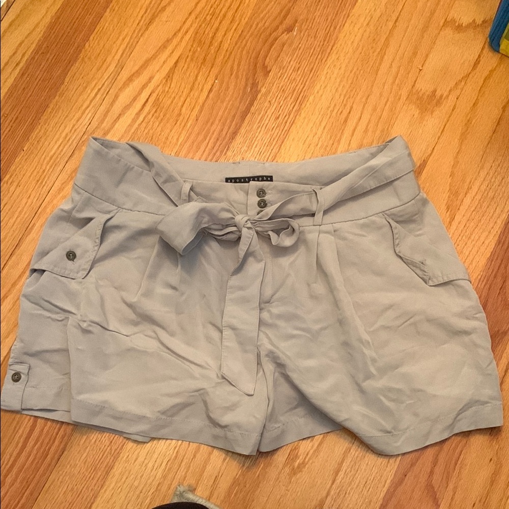 Apostrophe Gray Cargo Shorts